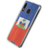 Haiti Flag Distressed Galaxy A30 Clear Case